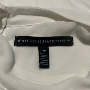 White workwear blouse